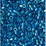 Miyuki delica kralen 11/0 - Fancy lined teal blue DB-2385